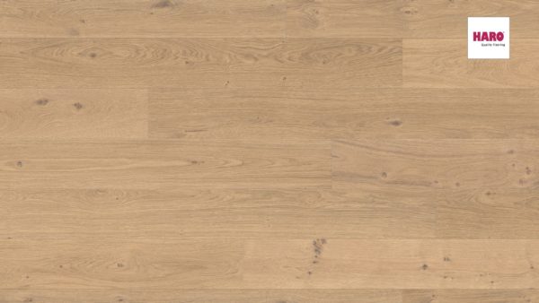 Drevená podlaha Haro DUB FUMED Puro biely Universal alpine 13,5mm click 538 963