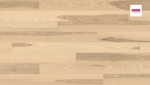 Drevená podlaha Haro JASEŇ Light biely Universal 13,5mm click 541 858